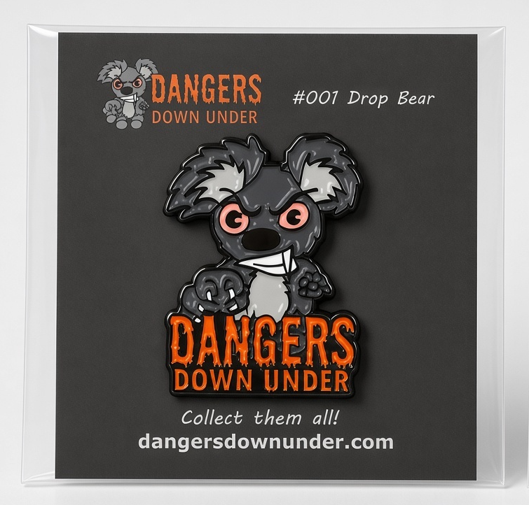 Drop Bear Enamel Pin - Limited Edition