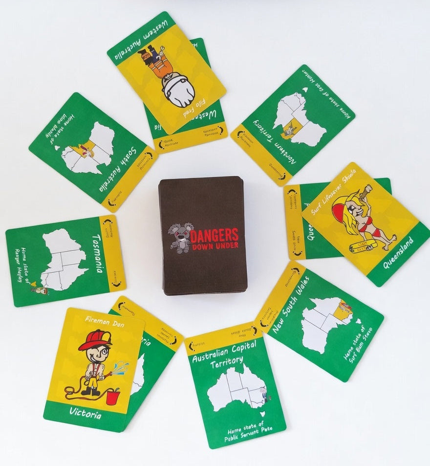 PRE ORDER! Dangers Down Under Card Game