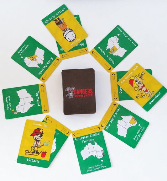 PRE ORDER! Dangers Down Under Card Game