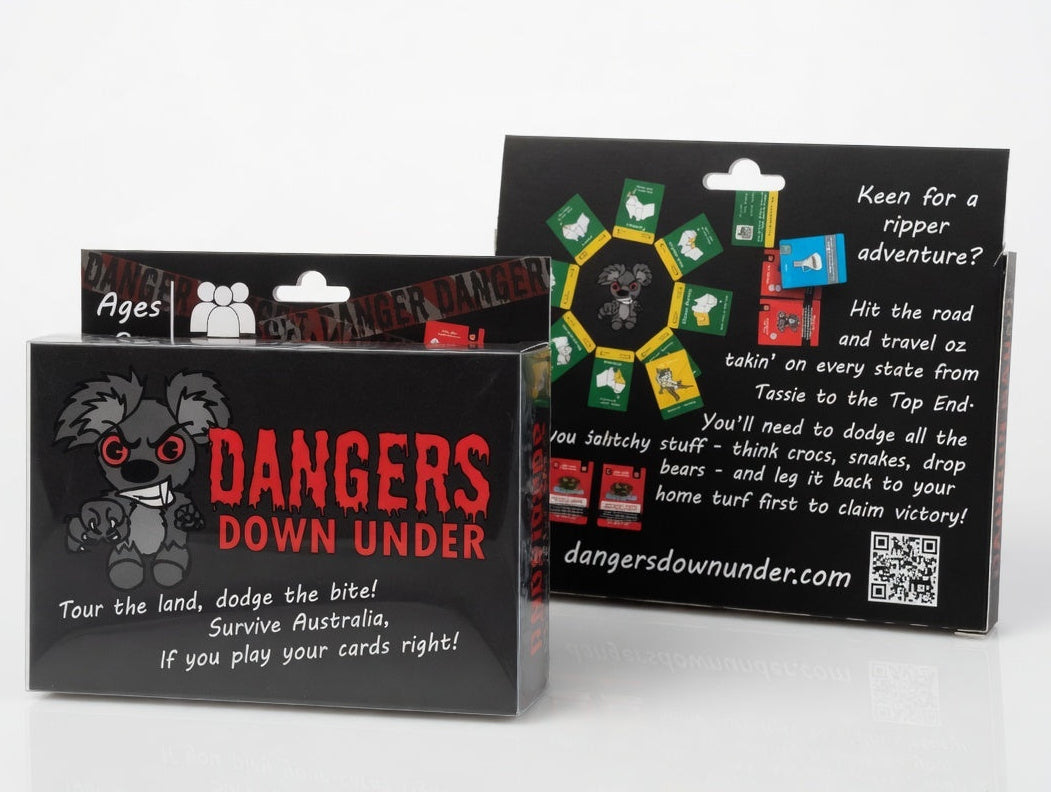 PRE ORDER! Dangers Down Under Card Game